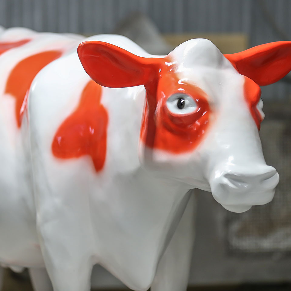 Vaches en fibre de verre